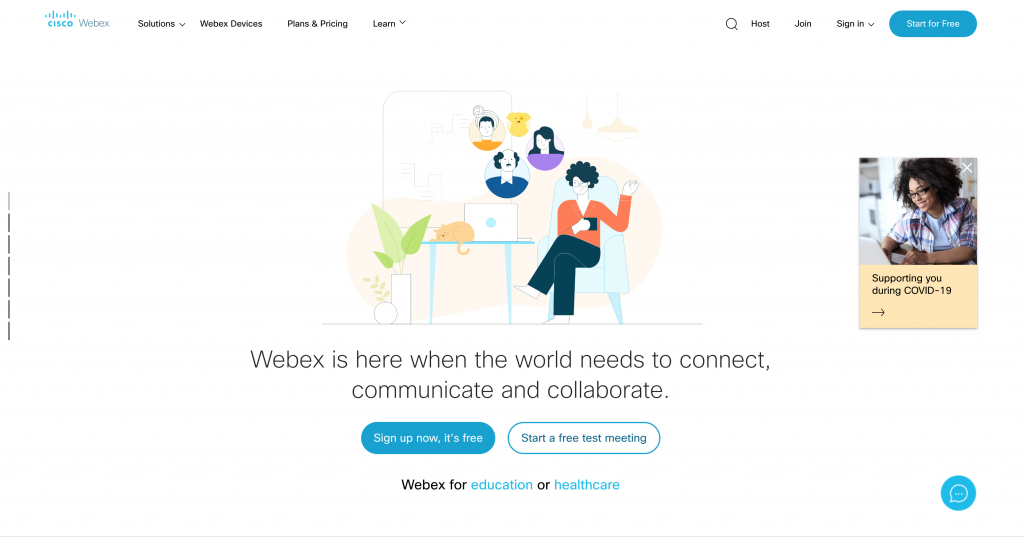 WebEx Video Conferencing Platform