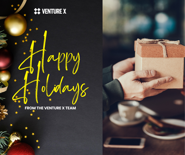Wishing Everyone a Happy Holidays From The Venture X Canada Team! - Coworking Mississauga, Richmond Hill, Oakville